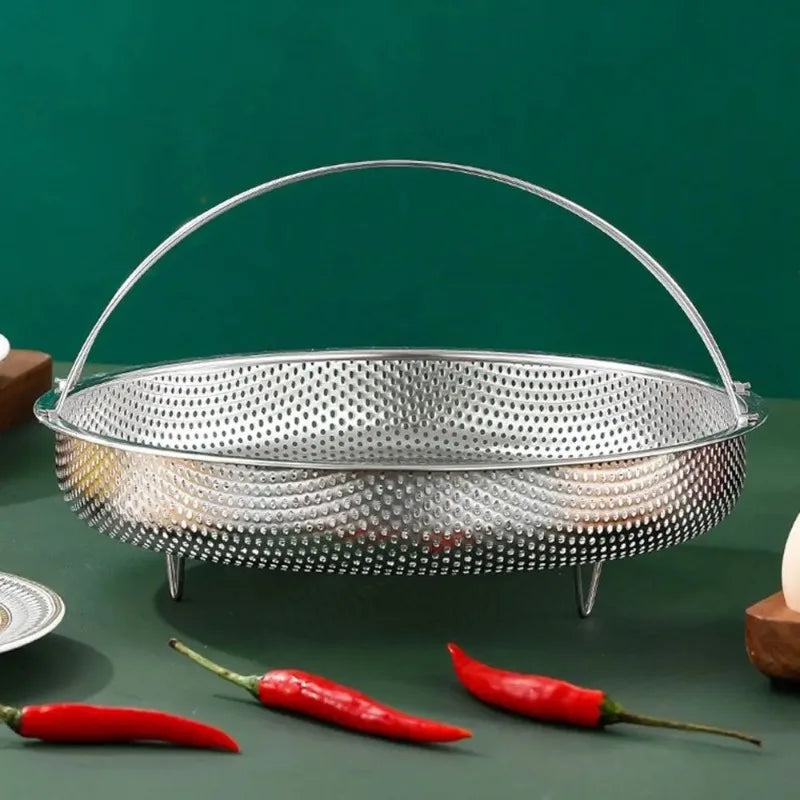 All-In-One Stainless Steel Steamer With Handle